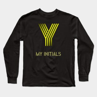 Letter Y Initials Unique Name T-Shirt Long Sleeve T-Shirt